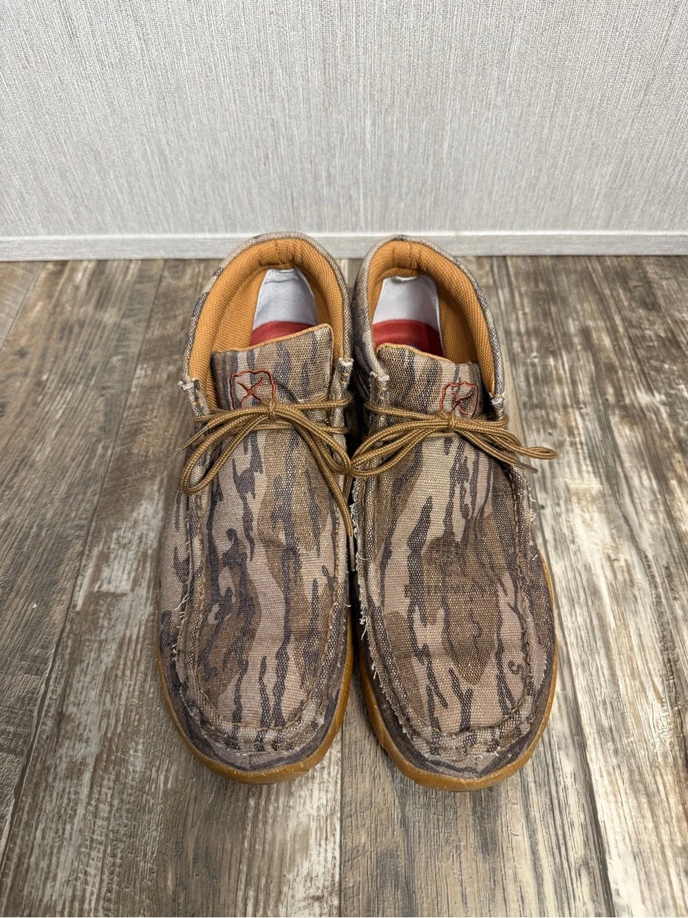 Twisted X Men's Chukka Boots in Camo Green and Brown Size 11.5